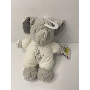 Welcome To The World Elephant Plush 10” Rattle Little Me Baby Toy Stuffed Animal